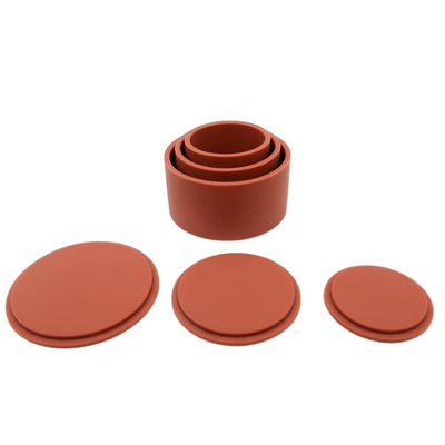 I contenitori di stoccaggio non tossici del silicone di EPDM hanno compresso lo strumento riutilizzabile della cucina del silicone