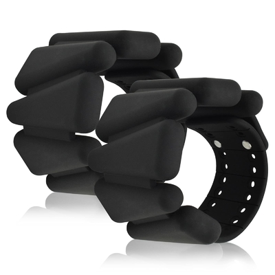 La caviglia portabile regolabile del polso pesa l'yoga Barre Pilates Cardio Aerobics 2 insiemi 2lb 4lb