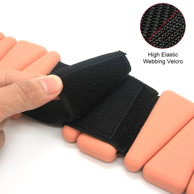 La caviglia portabile regolabile del polso pesa l'yoga Barre Pilates Cardio Aerobics 2 insiemi 2lb 4lb