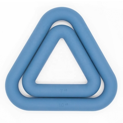 Potere libero Ring Dumbbells dei pesi di Kettlebell del triangolo dell'insieme della testa di legno del silicone