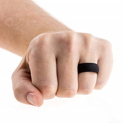 Dito durevole Ring For Men Women del silicone di sport di progettazione di modo