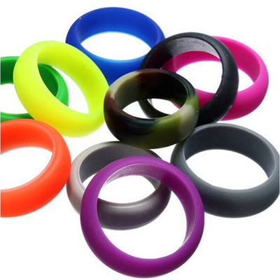 Dito durevole Ring For Men Women del silicone di sport di progettazione di modo