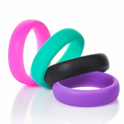 Dito durevole Ring For Men Women del silicone di sport di progettazione di modo