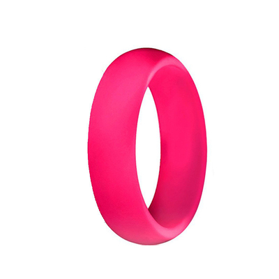 Anelli su ordinazione alla moda del silicone delle donne con le fedi nuziali eleganti istantanee fini del silicone