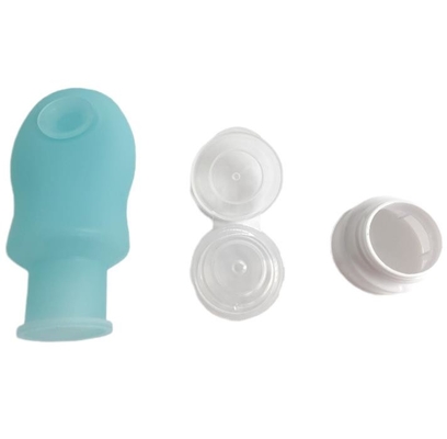 Set di bottiglie da viaggio in silicone Contenitori da viaggio comprimibili in silicone riutilizzabili approvati dalla Tsa a prova di perdite per Toi