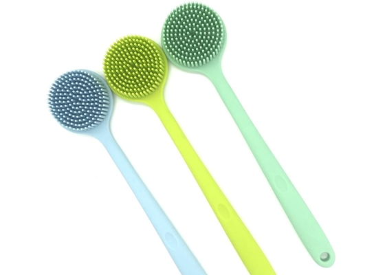 Strumento non tossico della cucina del silicone dell'impianto di lavaggio del corpo del silicone con la maniglia
