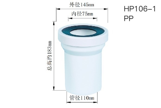Alcali di plastica a 3 pollici Fuelproof resistente della tubazione di scarico della toilette del WC